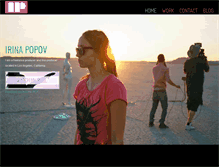 Tablet Screenshot of irinapopov.com